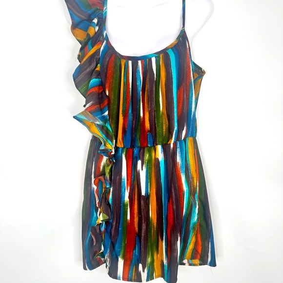 Tunic length‎ tank dress watercolor size medium - Picture 9 of 10